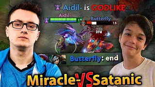 MIRACLE just picked SATANIC's Best hero to destroy Him in dota 2