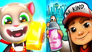 TALKING TOM GOLD RUN NEW UPDATE VS Subway Surfers World Tour 2021 Las Vegas Android Gameplay