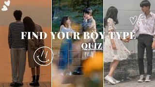 What is your boy type? Find out by taking the quiz~(￣▽￣)~*❤️❤️