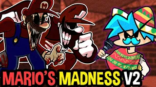 EL MEJOR MOD CREADO! | Mario's Madness V2 | Friday Night Funkin' | GoDFreddY