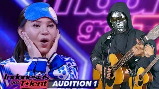 ROSSA TERKEJUT !! Peserta Bertopeng Ini Suaranya Mirip Charly|Indonesia's Got Talent 2023 Parodi