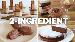 5 Super Easy 2-Ingredient Dessert Recipes