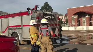 Video: Fire destroys historic Williamson Hall on ATU campus