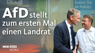 AfD-Sieg in Sonneberg: Reaktionen nach Landratswahl | WDR aktuell