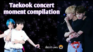 Taekook concert moment compilation