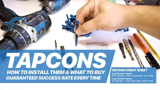 Everything You Need To Know About Tapcons | How To Install Tapcons & What To Buy