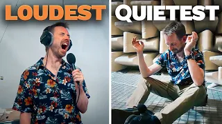 World's Loudest vs Quietest Room - See What Happens Inside...