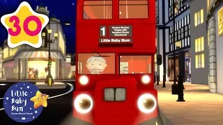 Wheels on the Bus V 7 | +30 Minutes of Nursery Rhymes | Moonbug TV | #vehiclessongs