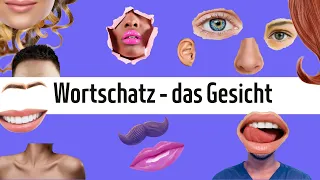 Learn German - Vocabulary: the Face