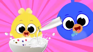 Breakfast Time 🥛🧇🥣 Yummy Breakfast Song, Let's Sing Together | Funny Songs with Giligilis - Kids