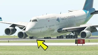 Experienced B747 Pilot Saved All Passengers With This Emergency Landing [XP11]