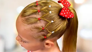 MUST HAVE Ponytail Style with Hair ELASTICS and Hair TIE | 2020 Hairstyles for Girls