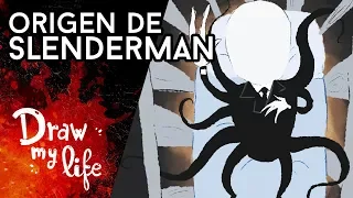 EL ORIGEN de SLENDERMAN | Personaje Creepypasta | Draw My Life
