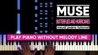 Muse- Butterflies and Hurricanes (Visual Piano Tutorial)