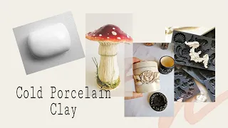 How To Make Cold Porcelain Clay Without Cooking | Easy Air Dry Clay Recipe