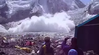 Deadly everest base camp avalanche 7,5,09