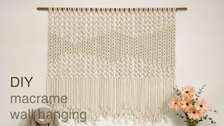 DIY | macrame wall hanging handmade home decor interior design | 마크라메 월 행잉 핸드메이드 집 꾸미기 인테리어 소품