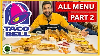 Taco Bell Eating All Menu Food Challenge Pt 2 | Veggie Paaji