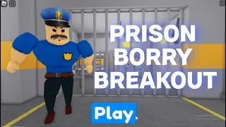 (UPDATE👮) PRISON BORRY BREAKOUT! [OBBY] - Roblox Gameplay Walkthrough  [4K]