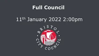 Full Council - Tuesday, 11th January, 2022 2.00 pm