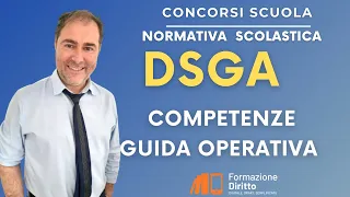 DSGA: Le competenze - guida operativa