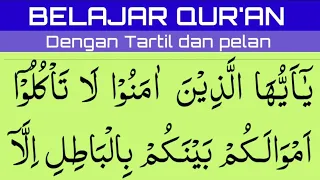 BELAJAR MENGAJI Cara Mudah Cepat Lancar Membaca Alqur'an QS. An-nisa ayat 29-37