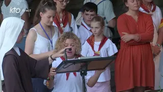 Chapelet du 9 août 2023 à Lourdes