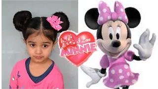 Minnie Mouse Ears Hairstyle Tutorial | Crazy Hairstyle # 2