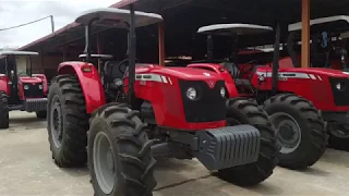 Tractor Massey FERGUSON 455 4WD Xtra Look around review