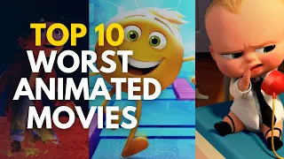 Top 10 worst animated movies | overrated Animated movies of all time !