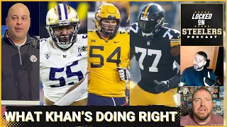 Steelers' Omar Khan's Draft Strategy that's Re-Built O-Line | Troy Fautanu and Zach Frazier's Value