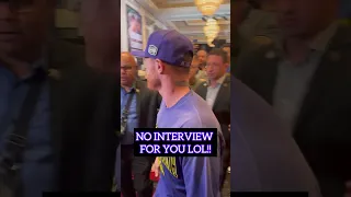 LOL! Canelo Denied Interview To His Hater.