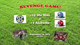 2015 Ole Miss @ Alabama One Hour