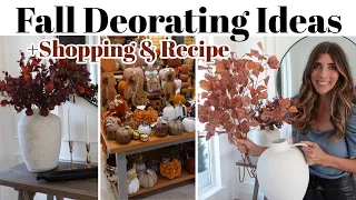 Fall Decorating Ideas 2023 / Early Fall Decor Tips + Fall Shop With Me TJ Maxx