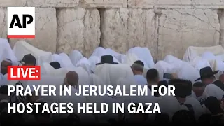 LIVE: Priestly blessing and prayer for hostages in Gaza at Jerusalem’s Western Wall