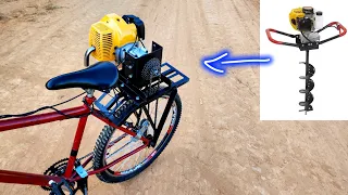 bicycle with motor SOIL DRILL