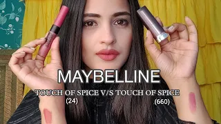 BEST MAYBELLINE LIPSTICK / Touch of Spice | Soumya Panda