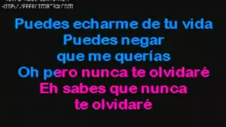 karaoke enrique iglesias - nunca te olvidare.mp4