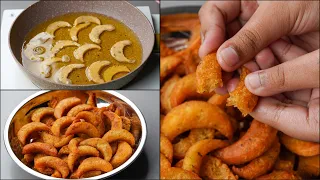 If You Have 2 Potatoes At Home, You Can Make This Crispy Half Moon Snacks Recipe | Aloo Half Moon