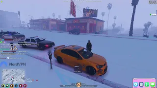 Dundee's first interaction with cops after getting the 9s | BBMC NoPixel GTA RP