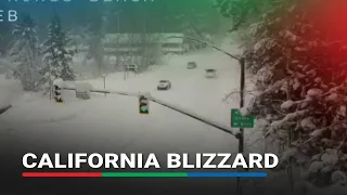 California battered by intense blizzard; more snow expected | ABS-CBN News