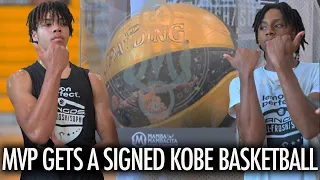 Tyran Stokes and Brandon McCoy Jr Go At It! MVP wins a signed Kobe Bryant Mamba Ball!