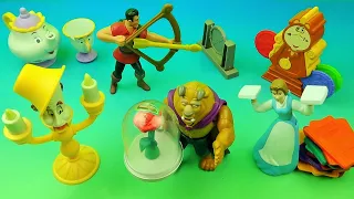 2002 BEAUTY and THE BEAST SPECIAL EDITION SET OF 6 McDONALDS HAPPY MEAL COLLECTIBLES VIDEO REVIEW