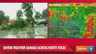 DFW severe storm damage: What we're seeing in Garland