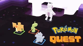 Pokémon Quest - FINAL BIG BOSS MEWTWO in Last Level Chamber of Legends