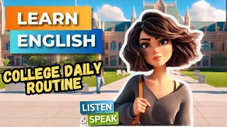 College Daily Routine  | Improve Your English | English Listening Skills - Speaking Skills
