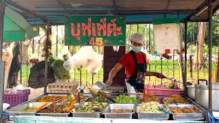 World's Cheapest Price! $1.30 All You Can Eat Buffet - Thailand Street Food