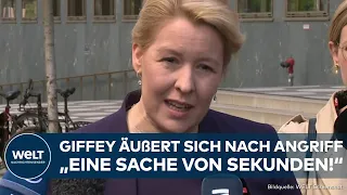DEUTSCHLAND: Erste Details! Franziska Giffey äußert sich nach Angriff in Bibliothek in Berlin