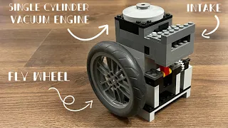 I Spent 10 Hours to Run a LEGO Piston Vacuum Engine!!