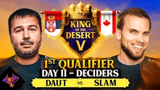 KOTD5 QUALIFIER ONE DAUT vs SLAM DECIDERS #ageofempires2